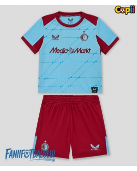 Feyenoord Echipament de Fotbal Replică 2025-26 Copii Treilea (+ Șorturi)